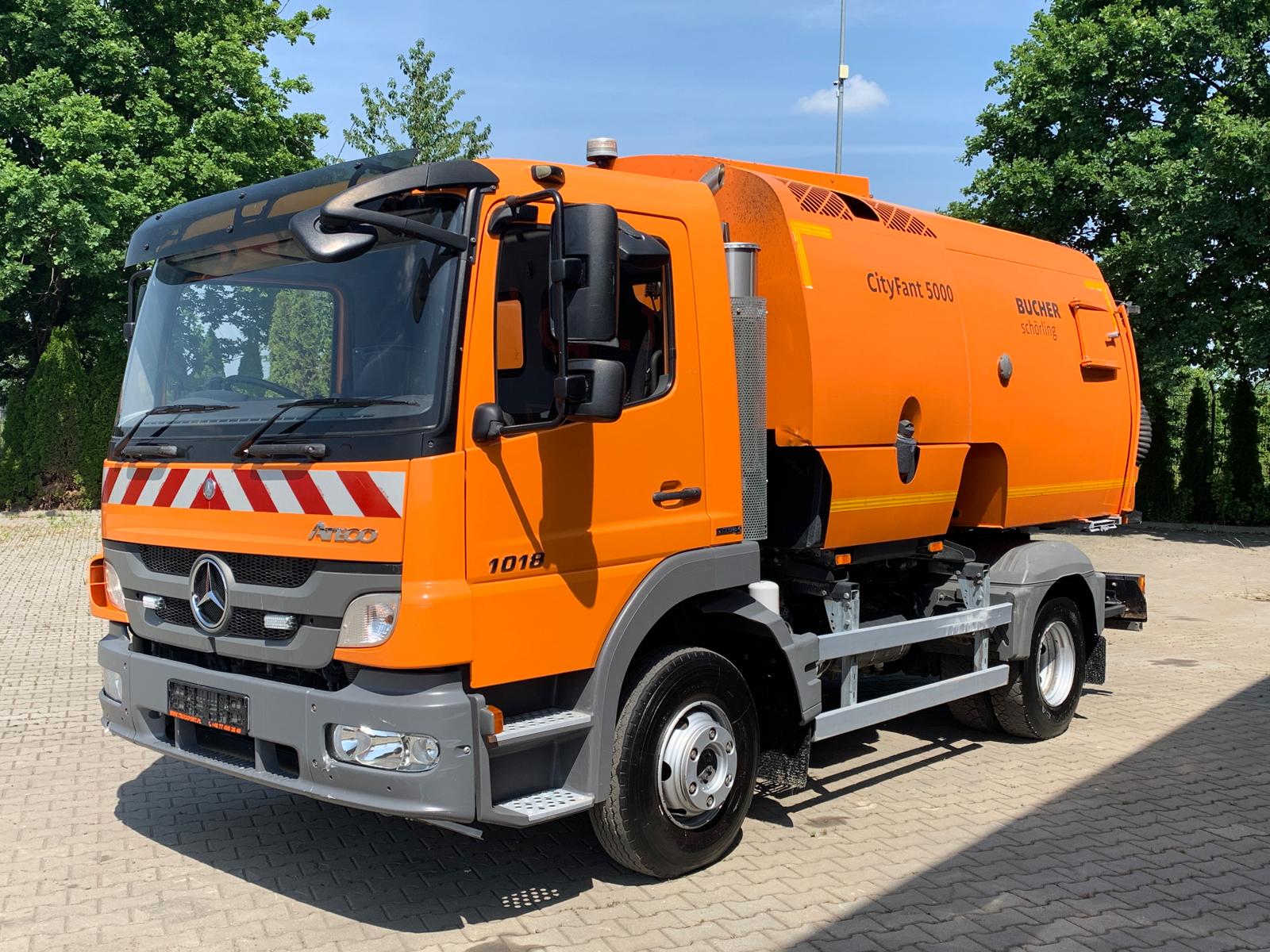 MB ATEGO 1018 4x2 EURO6 ZAMIATARKA BUCHER CITYFANT 5000